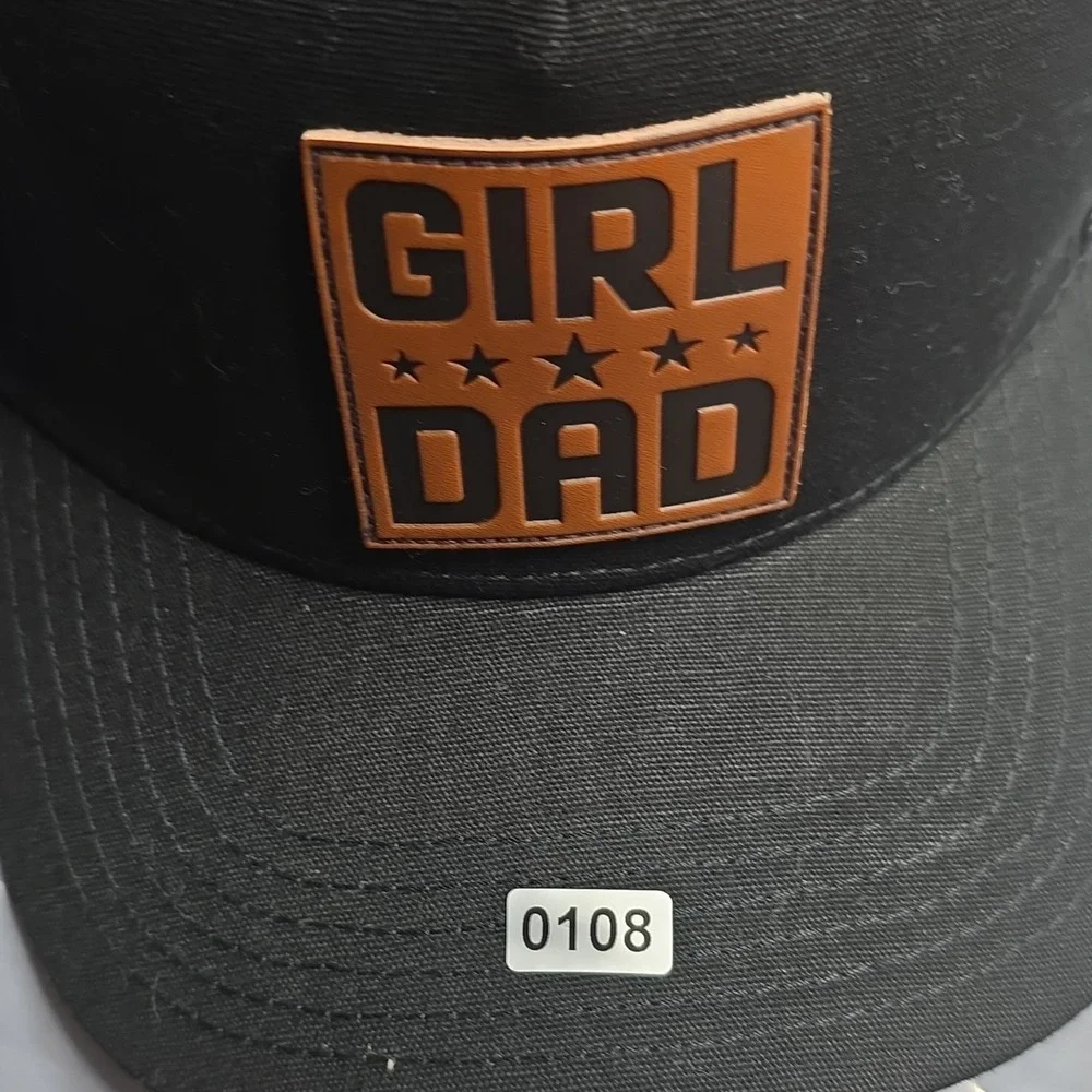 EPIC GOODS Girl Dad Black Trucker Hat Mesh Back Adjustable for Men Casual
